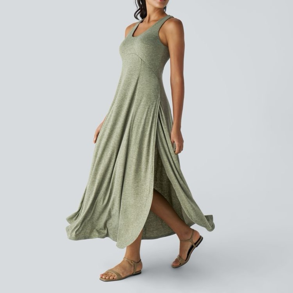 Olive Green Maxi Dress